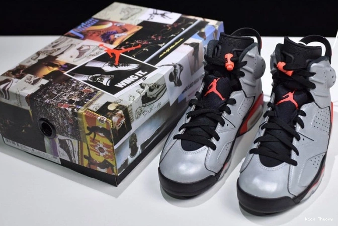 Kick Theory CI4072-001 Infrared JSP Air Reflective Jordan 6 3M 0804